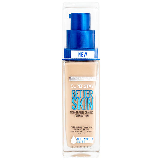 Maybelline Superstay Better Skin Skin-Transforming Foundation SPF15 10 Porcelain