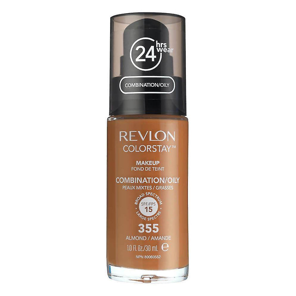 Revlon ColorStay Makeup PUMP, Combination/Oily Skin SPF 15 355 Almond