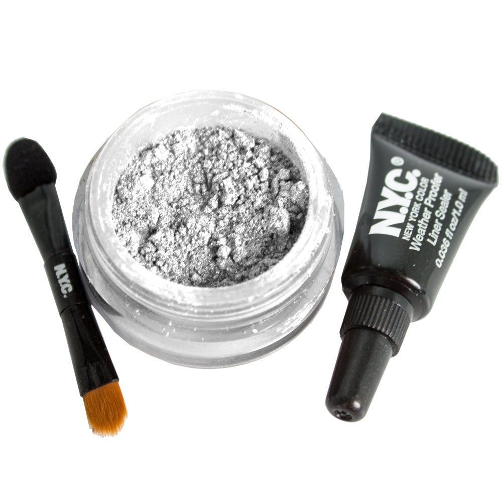 NYC New York Color Smooth Mineral Loose Eye Powder Kit 839B Frosty Shimmer