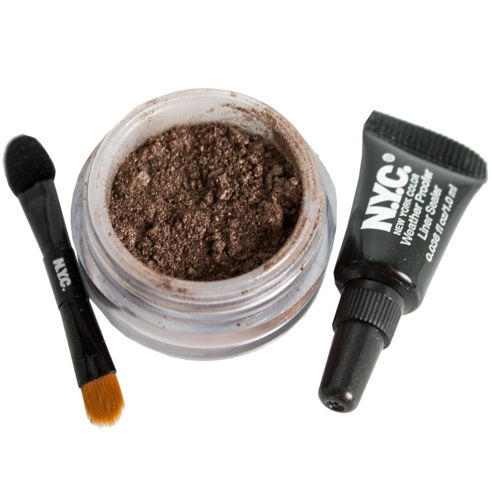NYC New York Color Smooth Mineral Loose Eye Powder Kit 840B Espresso