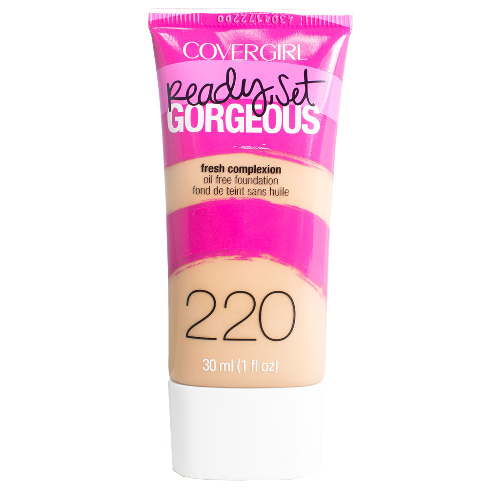 Cover Girl Ready Set Gorgeous Fresh Complexion Oil Free Foundation 220 Soft Honey