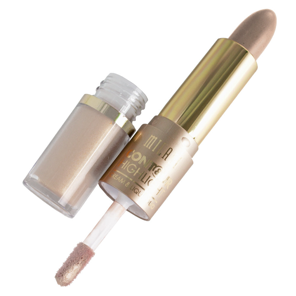 Milani Contour & Highlight Cream & Liquid Duo 02 Light Natural