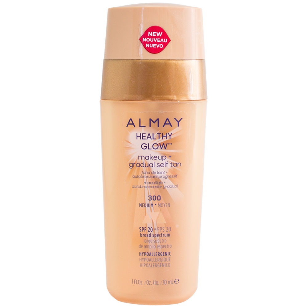 Almay Healthy Glow Makeup + Gradual Self Tan SPF 20 300 Medium