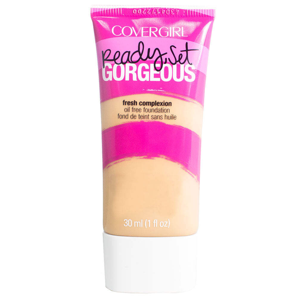 Cover Girl Ready Set Gorgeous Fresh Complexion Oil Free Foundation 120 Nude Beige