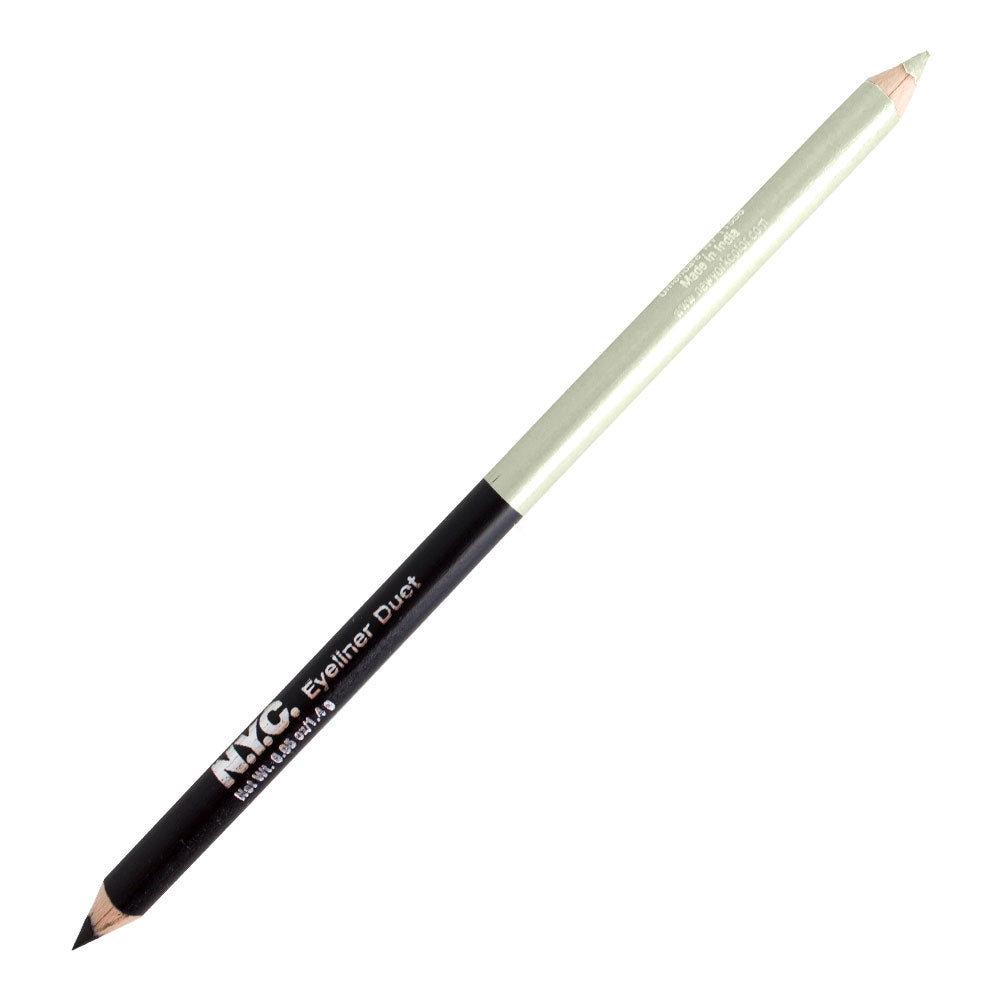 NYC New York Color Eyeliner Duet 880 Mockingbird (Black White)