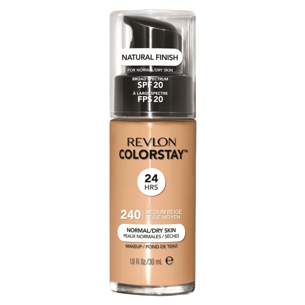 Revlon ColorStay Makeup PUMP, Normal/Dry Skin SPF 20 240 Medium Beige