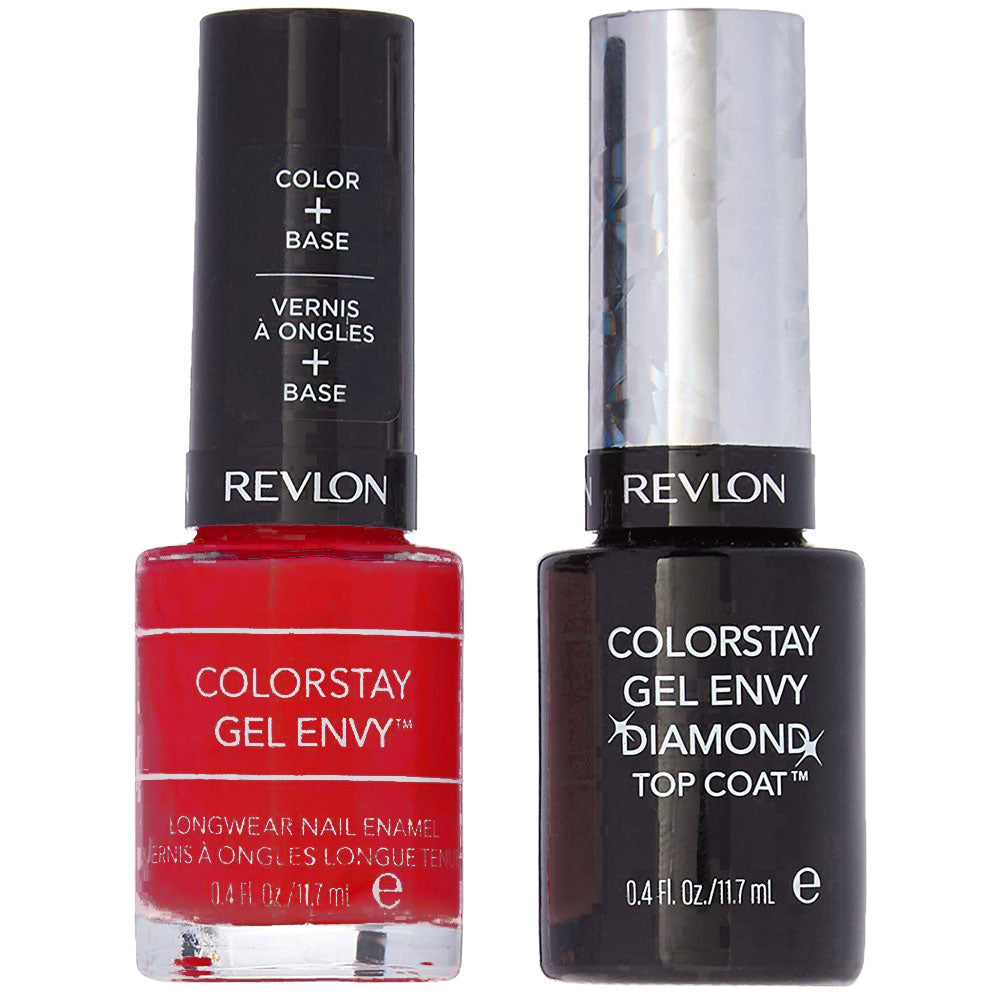 Revlon ColorStay Gel Envy Nail Enamel & Top Coat Value Pack Roulette Rush