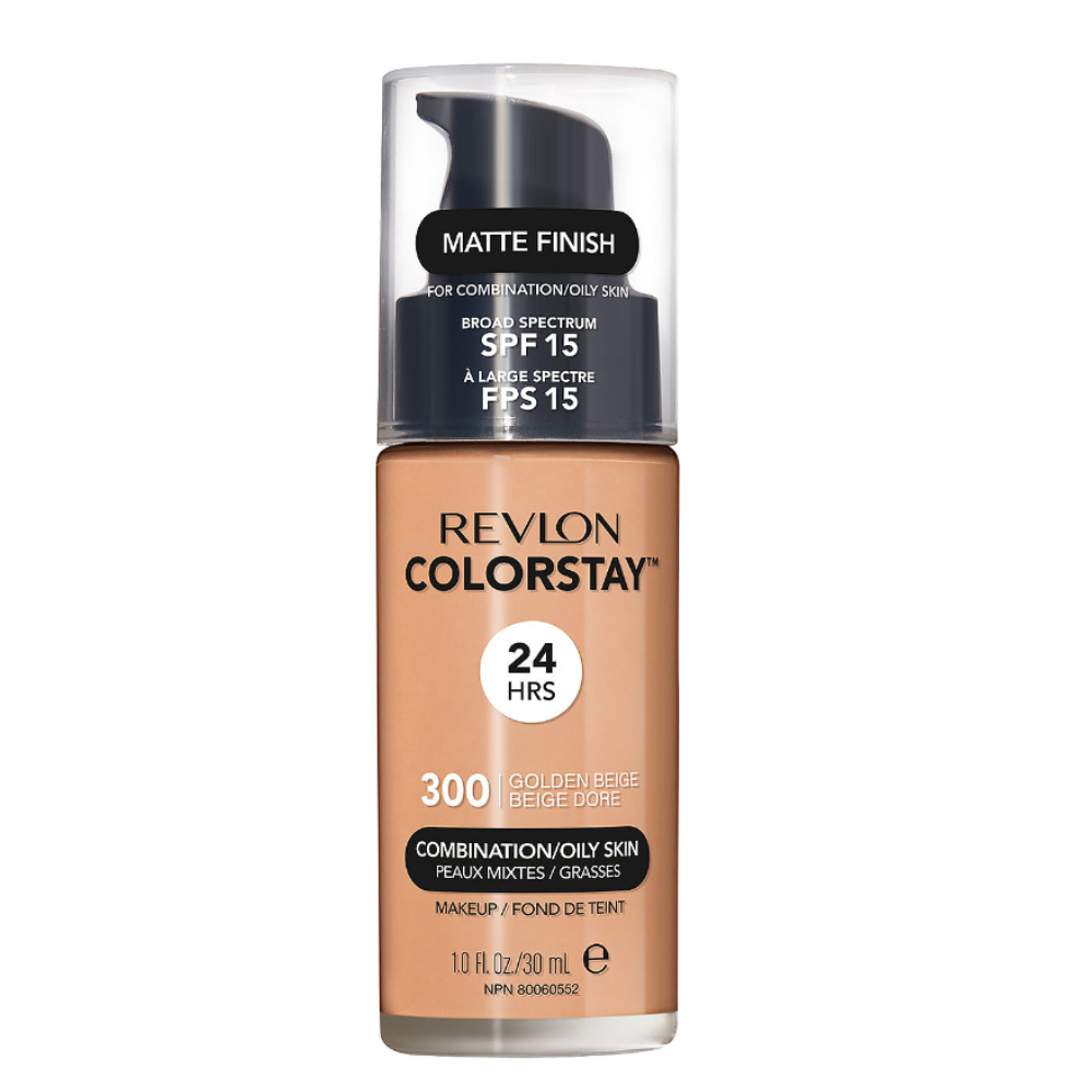 Revlon ColorStay Makeup PUMP, Combination/Oily Skin SPF 15 300 Golden Beige