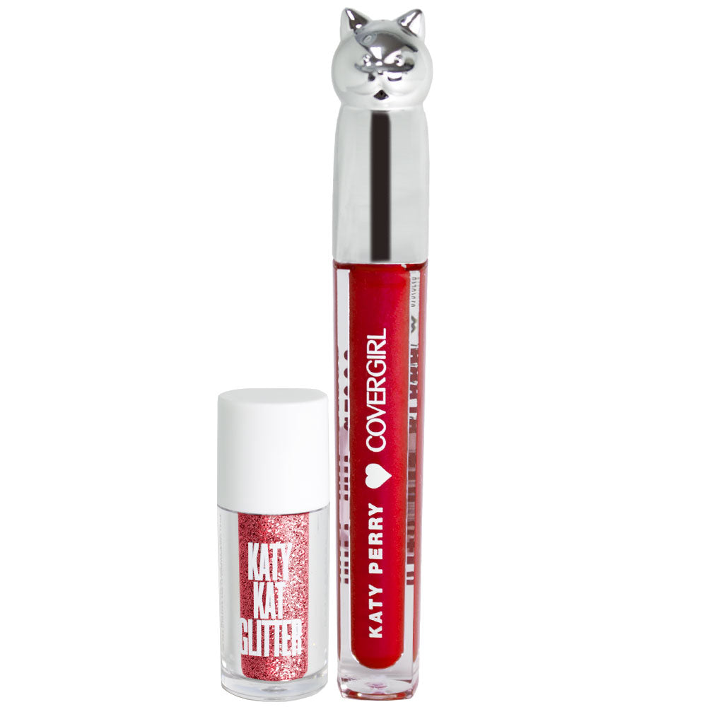 Cover Girl Katy Kat Lip Gloss + Body Glitter 01 Ninth Life