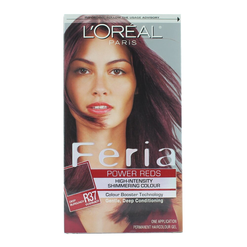 Loreal Feria High-Intensity Shimmering Color R37 Deep Burgundy