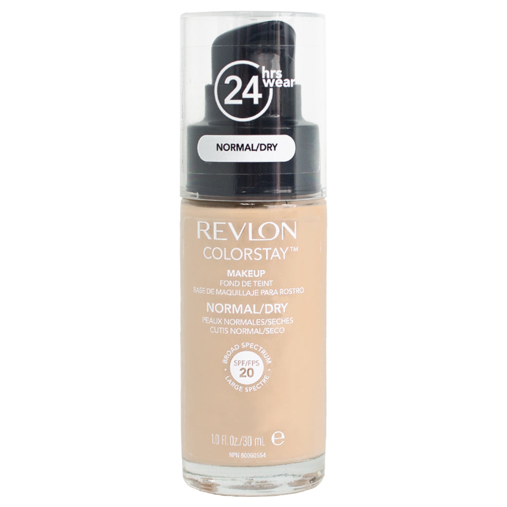 Revlon ColorStay Makeup PUMP, Normal/Dry Skin SPF 20 130 Porcelain