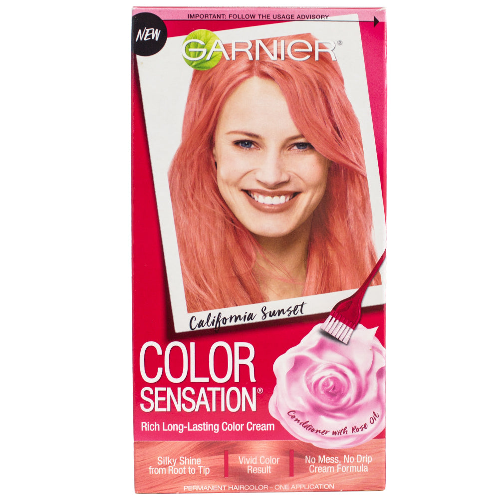 Garnier Color Sensation Rich Long Lasting Cream Haircolor 7.26 California Sunset
