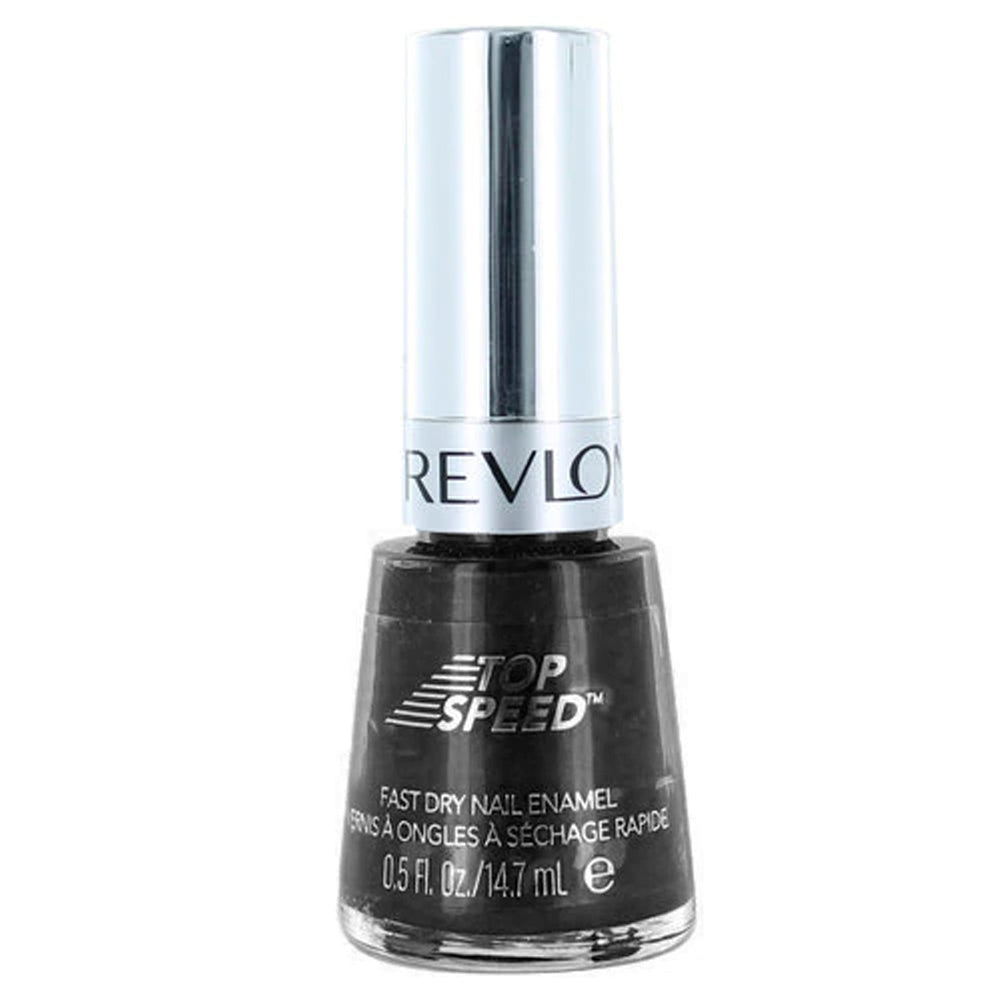 Revlon Top Speed Fast Dry Nail Enamel, .5oz Black Magic