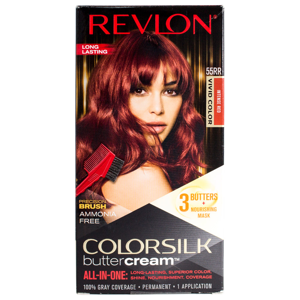 Revlon ColorSilk Buttercream All-in-One Permanent Haircolor 55RR Intense Red