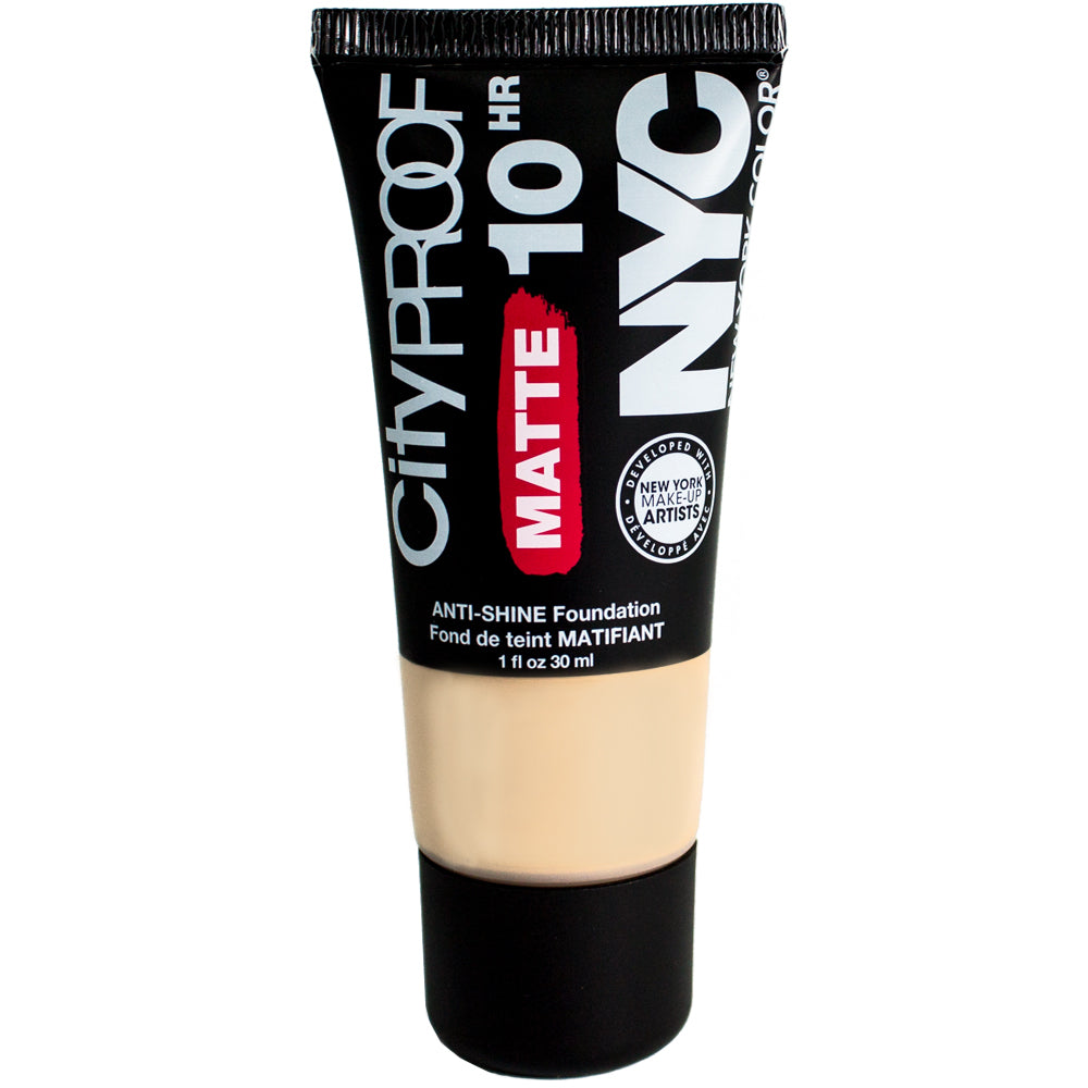 NYC City Proof 10hr Matte Foundation 001 Ivory