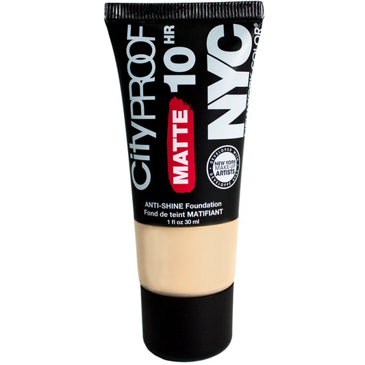 NYC City Proof 10hr Matte Foundation 001 Ivory