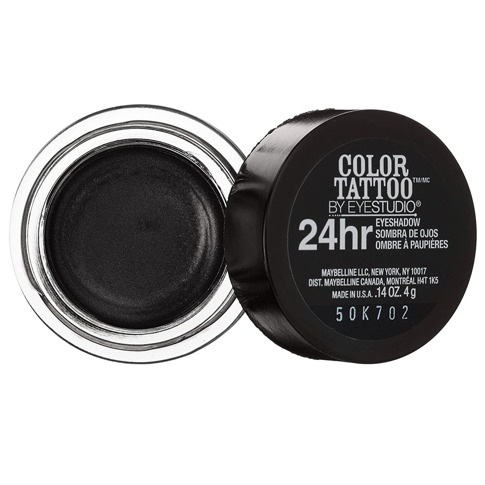 Maybelline Eye Studio Color Tattoo 24Hr Eye Shadow 100 Dramatic Black