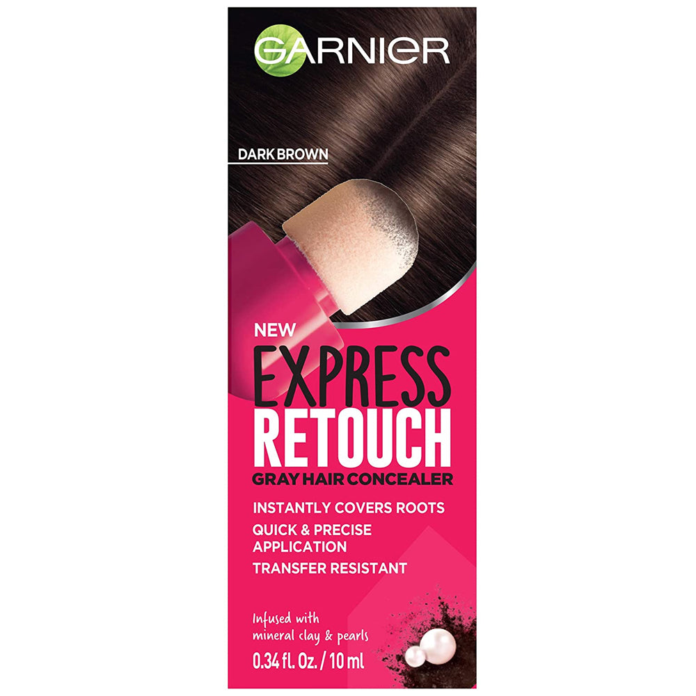 Garnier Express Retouch Gray Hair Concealer Dark Brown