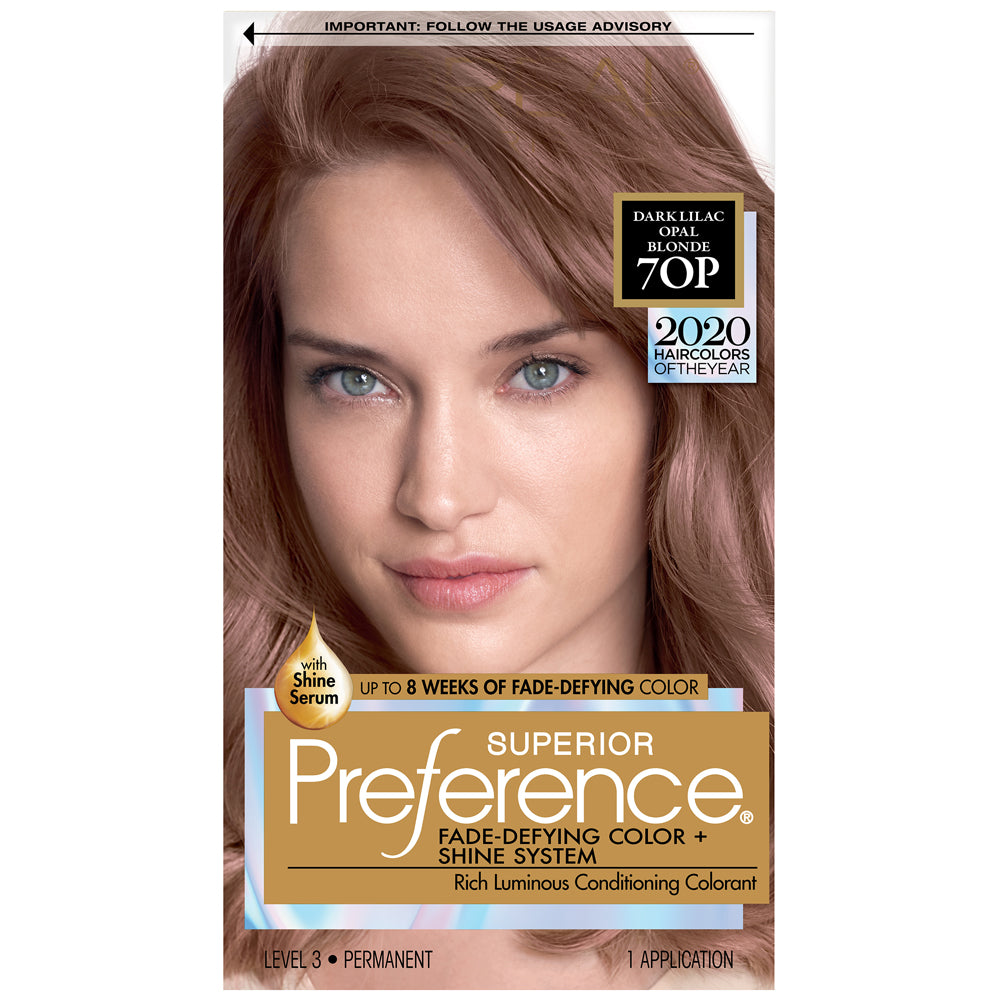 Loreal Superior Preference Fade Defying Color + Shine System 70P Dark Lilac Opal Blonde