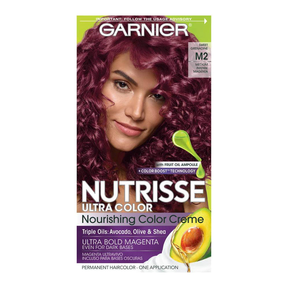 Garnier Nutrisse Ultra Nourishing Creme Hair Color M2 Sweet Grenadine