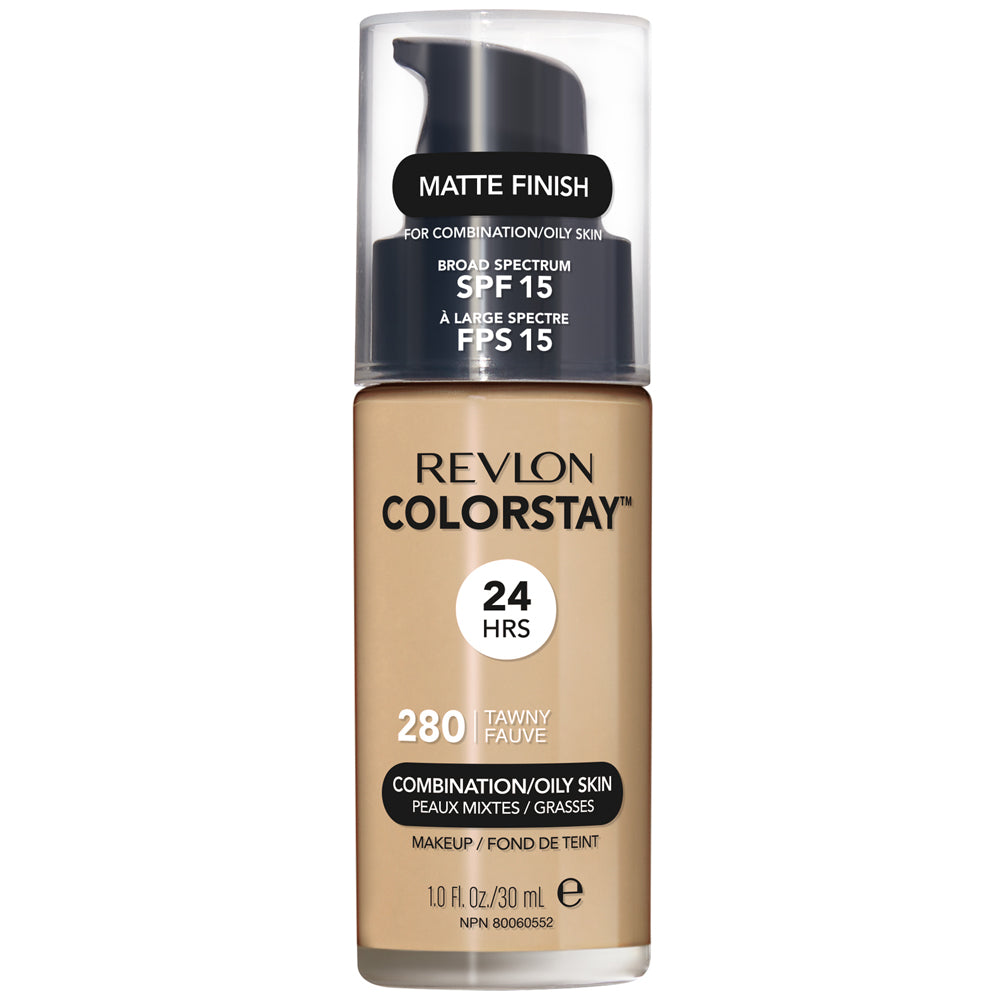 Revlon ColorStay Makeup PUMP, Combination/Oily Skin SPF 15 280 Tawny