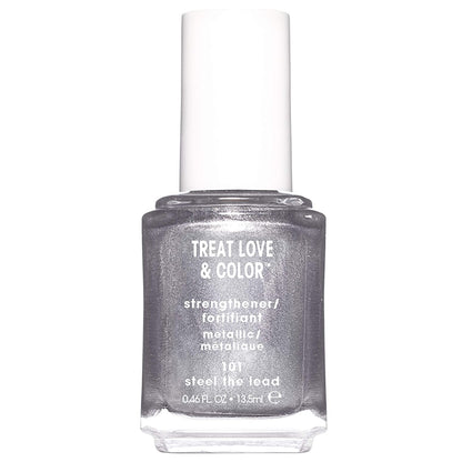 Essie Treat Love & Color Nail Polish & Strengthener 101 Steel The Lead