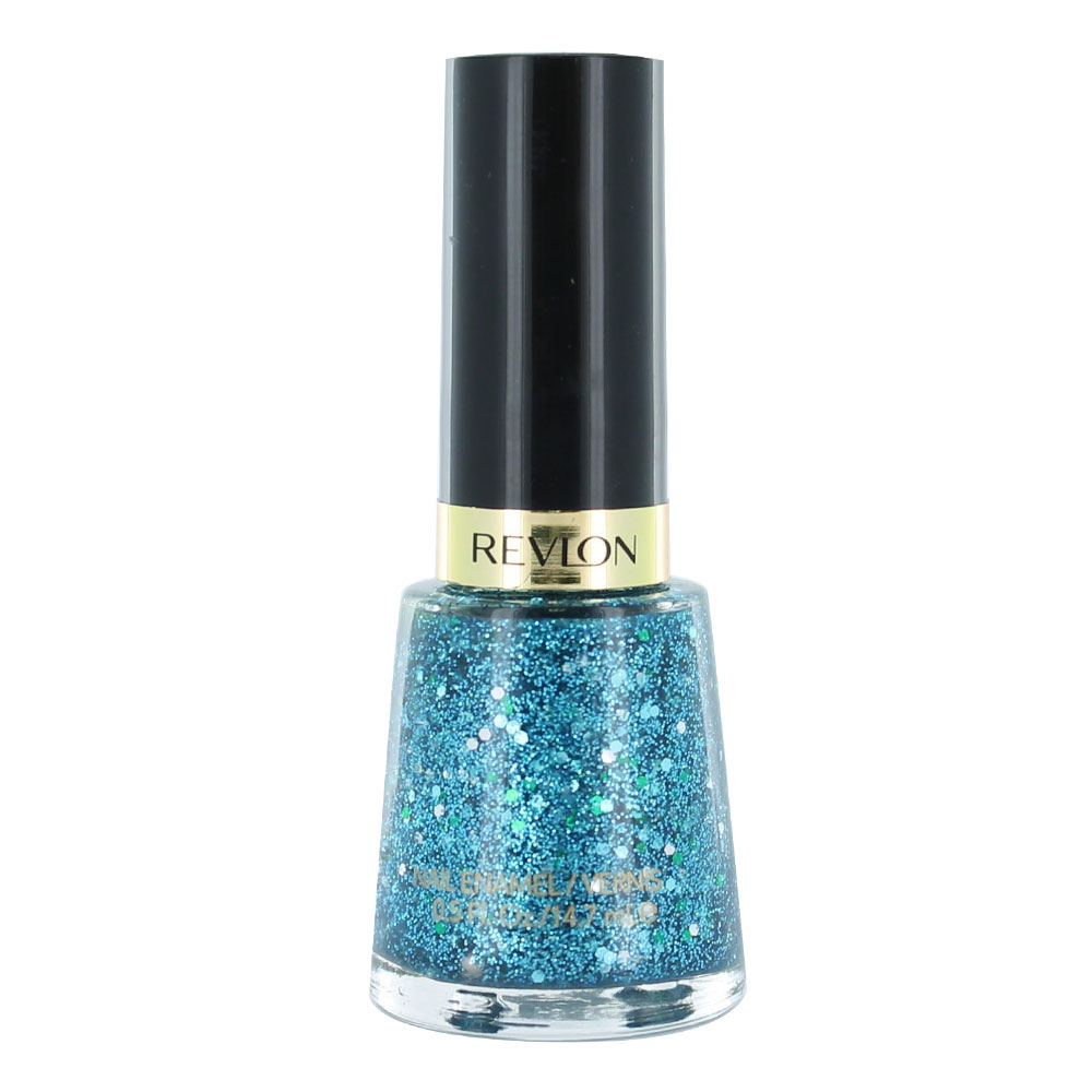 Revlon Nail Enamel, .5 fl. oz. 934 Blue Mosaic (Blue Silver Glitter)