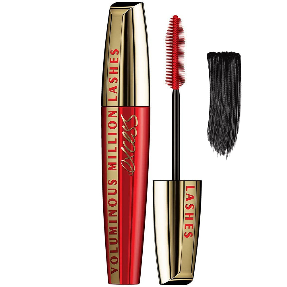 Loreal Voluminous Million Lashes Excess Mascara 459 Blackest Black
