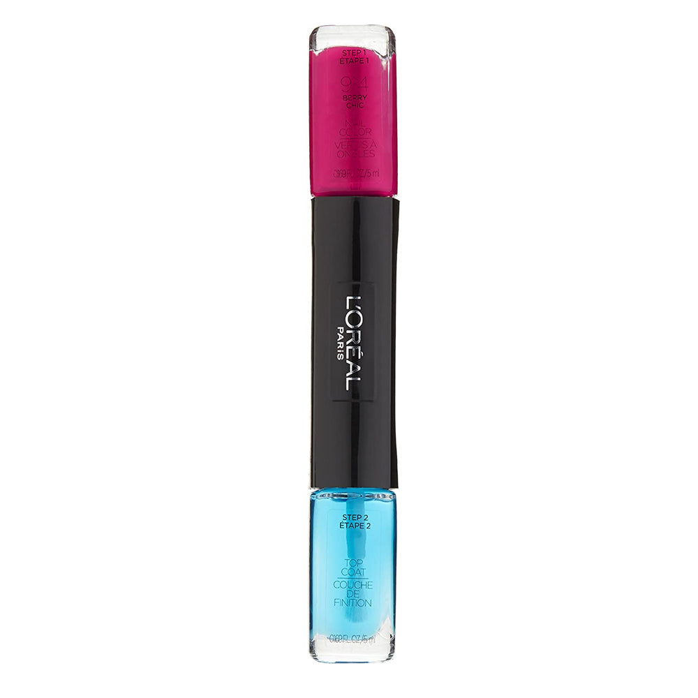 Loreal Infallible 2-Step Nail Polish 914 Berry Chic