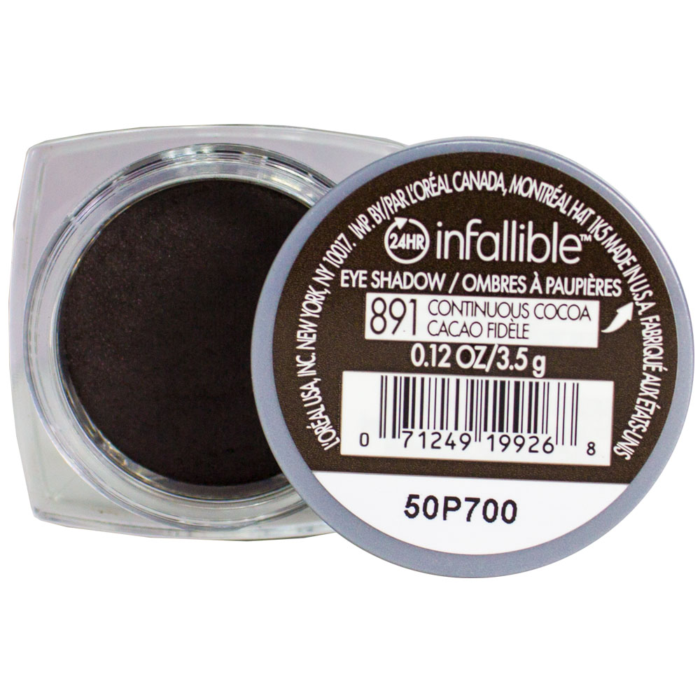 Loreal Infallible 24 Hr Eye Shadow 891 Continuous Cocoa