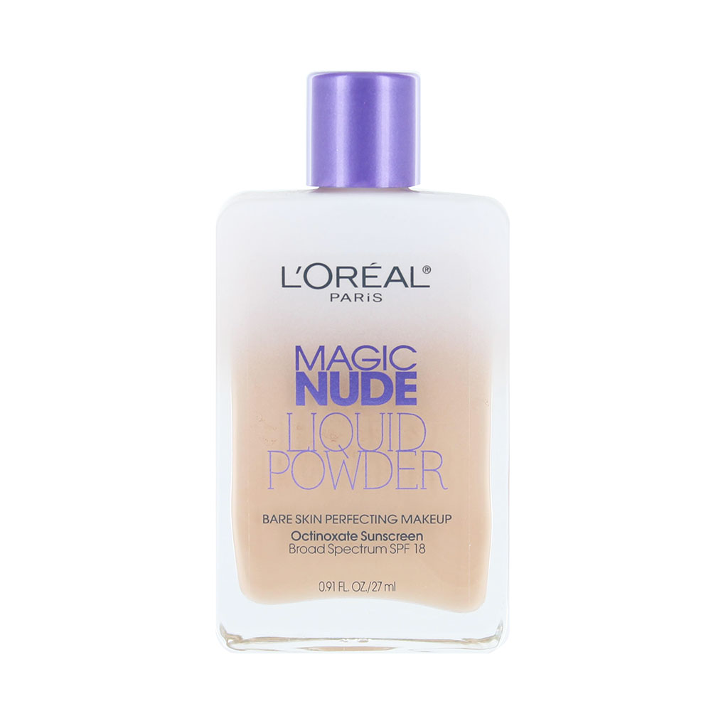 Loreal Magic Nude Liquid Powder Bare Skin Perfecting Makeup 322 Sand Beige