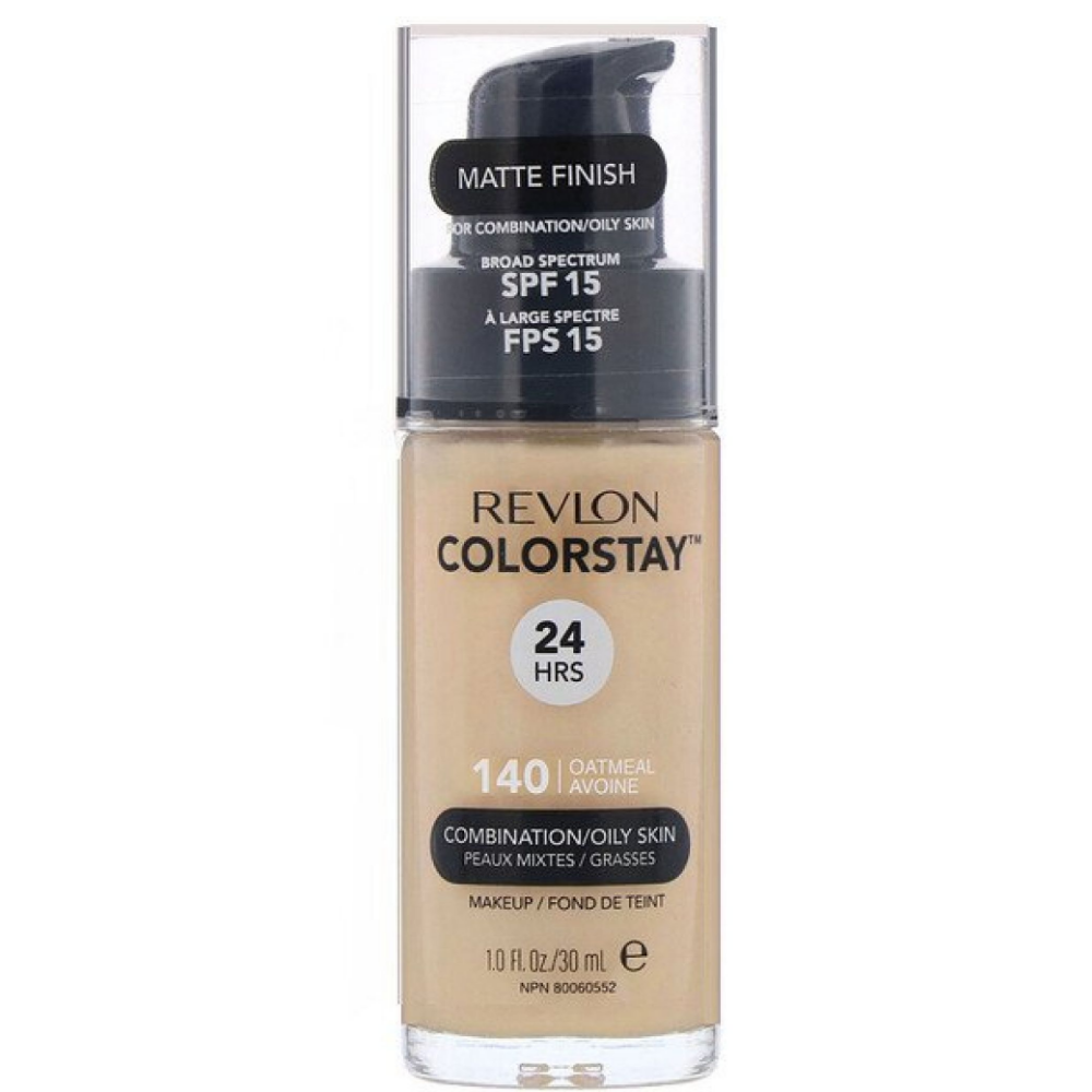 Revlon ColorStay Makeup PUMP, Combination/Oily Skin SPF 15 140 Oatmeal