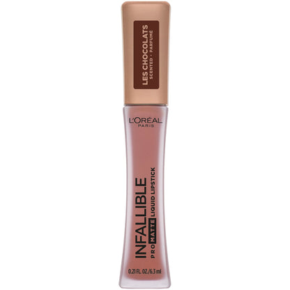 Loreal Infallible Pro Matte Les Chocolats Scented Liquid Lipstick 848 Dose of Cocoa