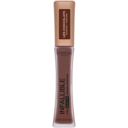 Loreal Infallible Pro Matte Les Chocolats Scented Liquid Lipstick 856 70% Yum