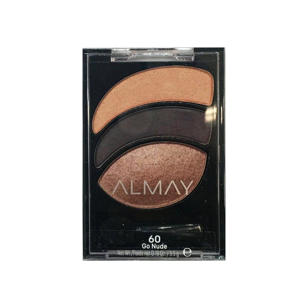 Almay Shadow Trio Eyeshadow Palette 060 Go Nude
