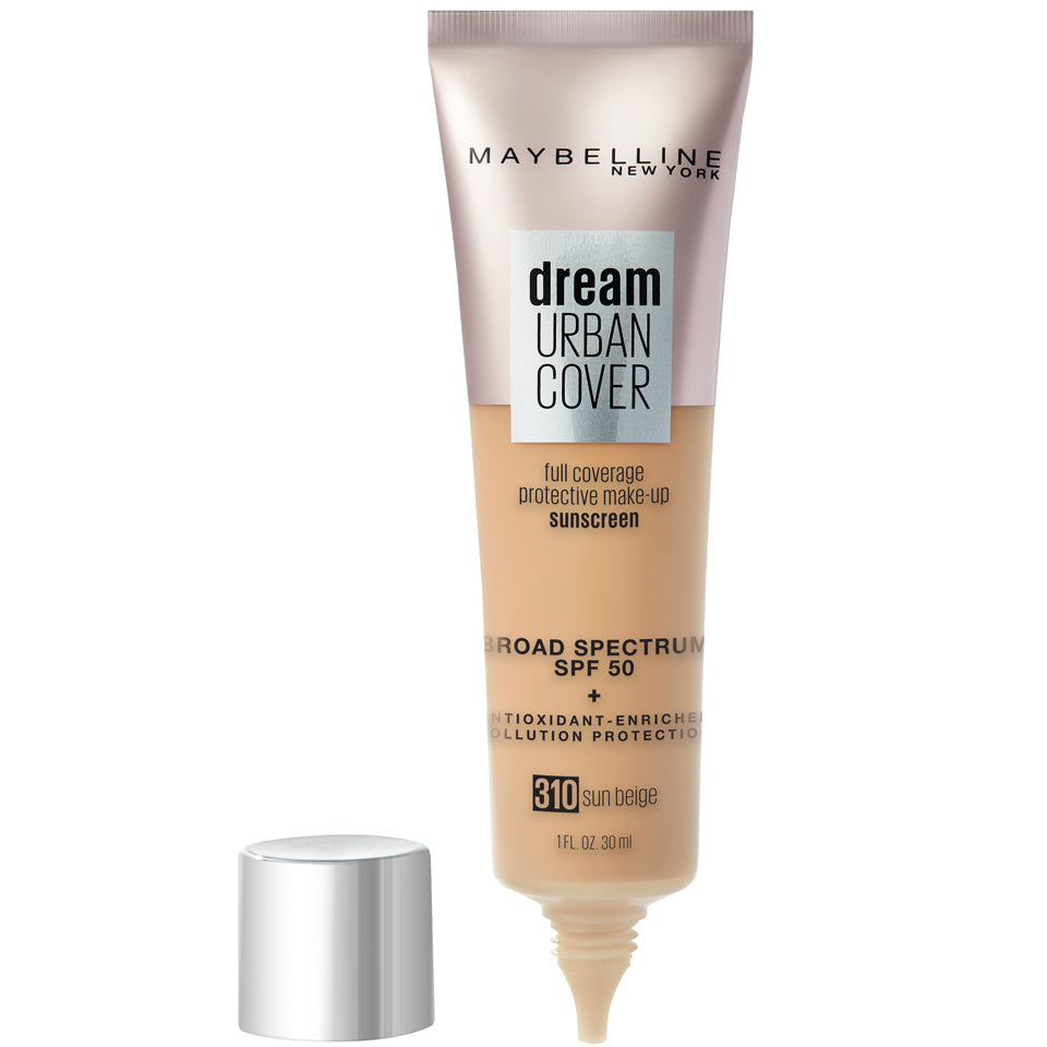 Maybelline Dream Urban Cover Full Coverage Makeup SPF 50 310 Sun Beige