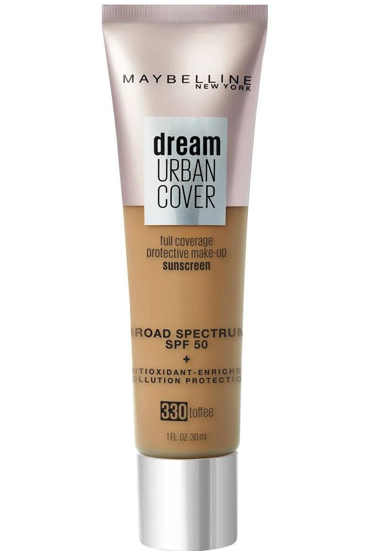 Maybelline Dream Urban Cover Full Coverage Makeup SPF 50 330 Toffee