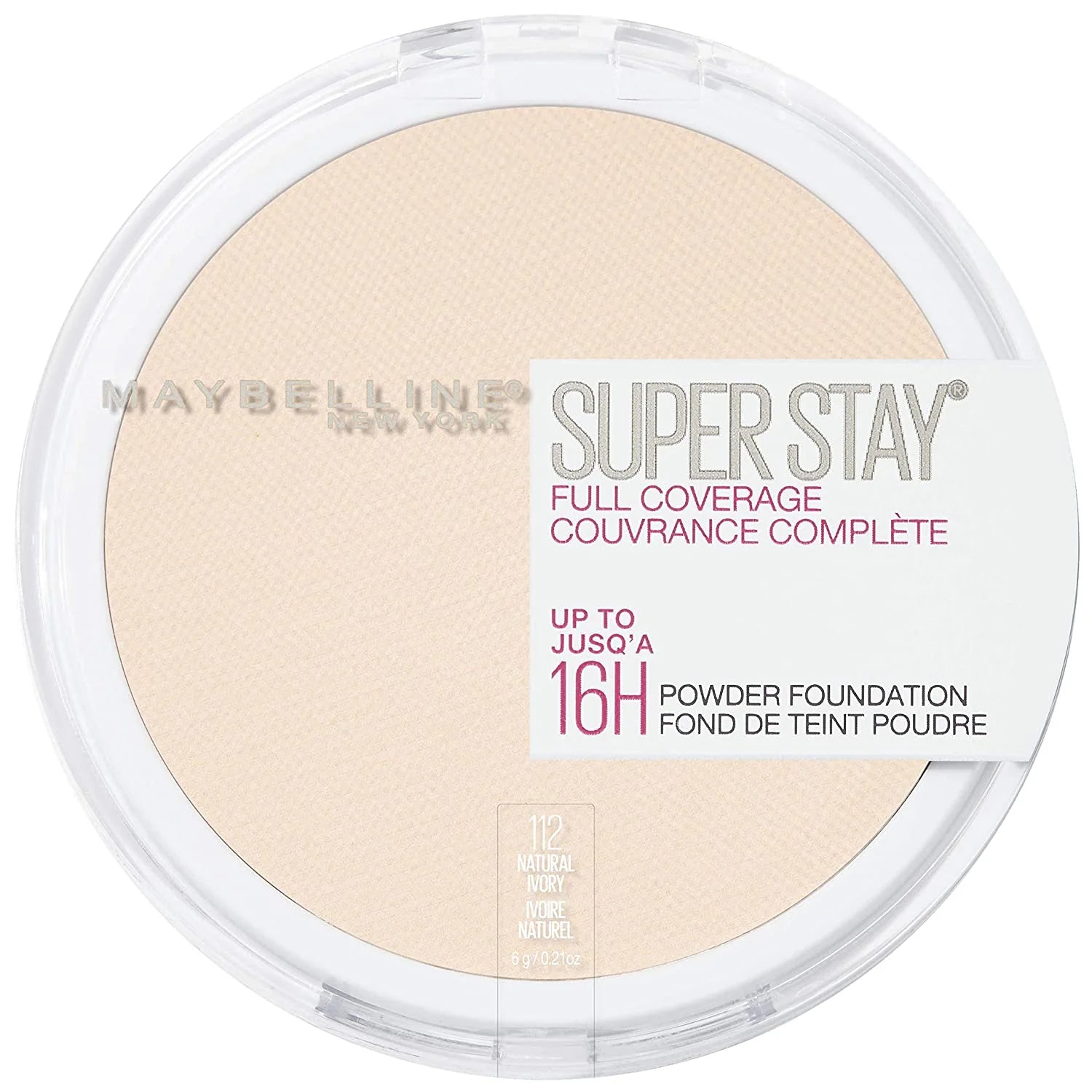 Maybelline SuperStay Full Coverage Powder Foundation 112 Natural Ivory