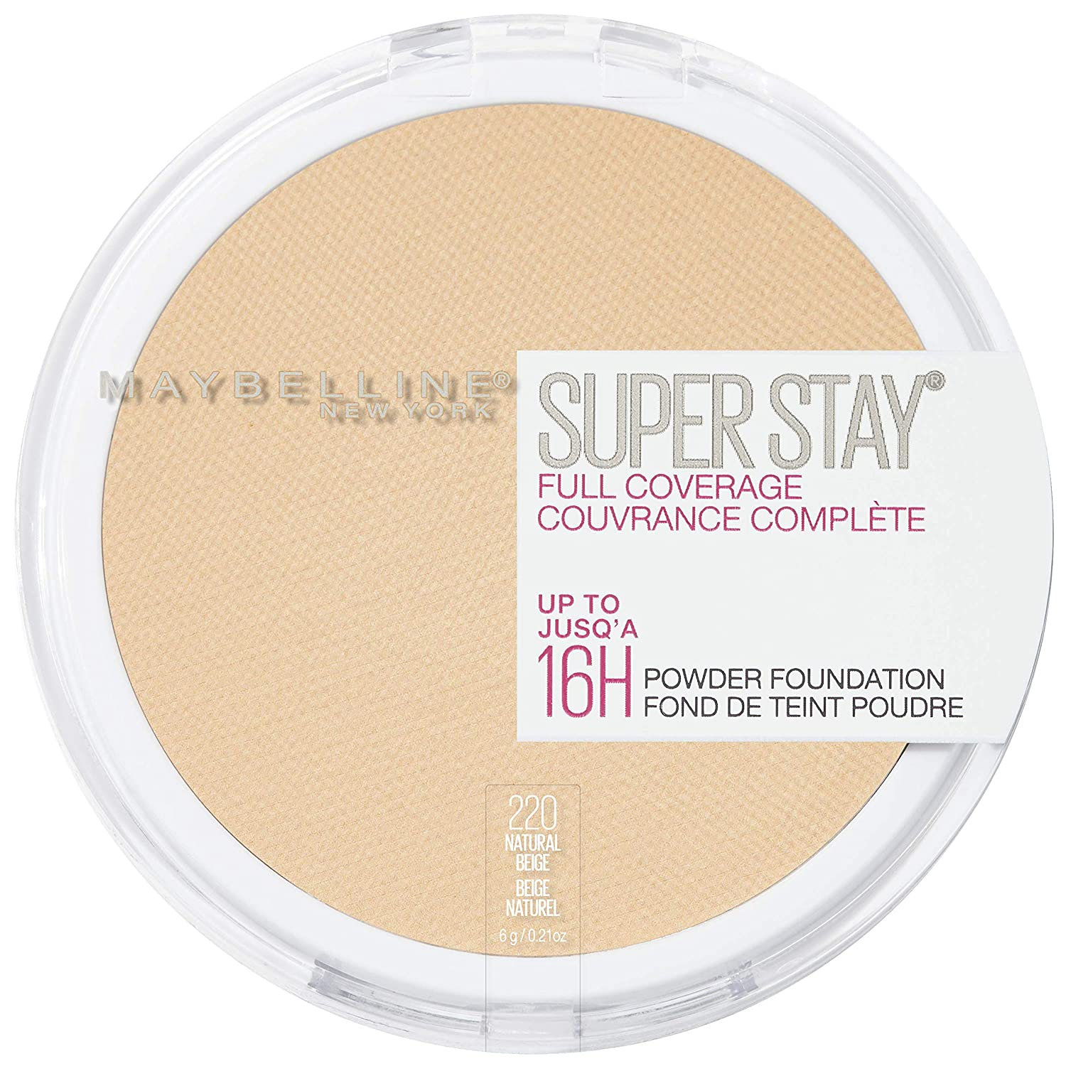 Maybelline SuperStay Full Coverage Powder Foundation 220 Natural Beige