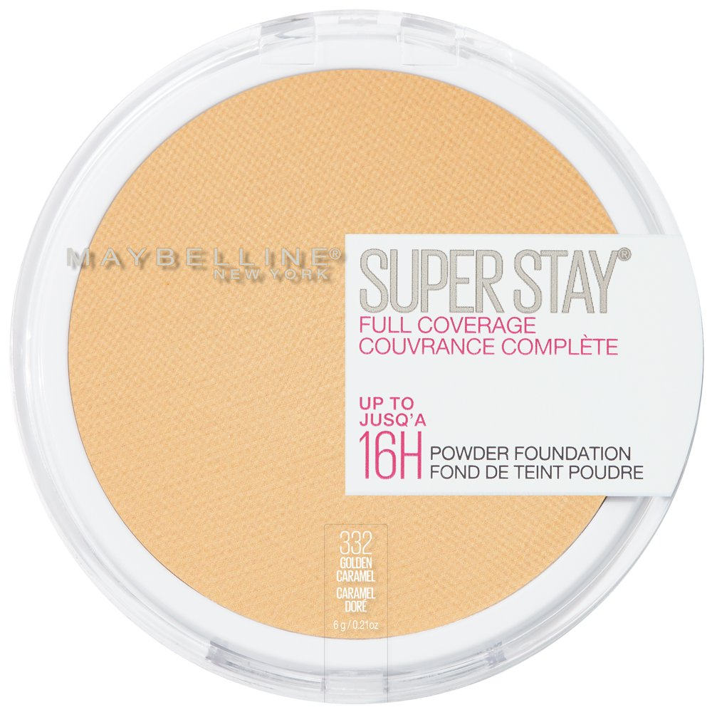 Maybelline SuperStay Full Coverage Powder Foundation 332 Golden Caramel