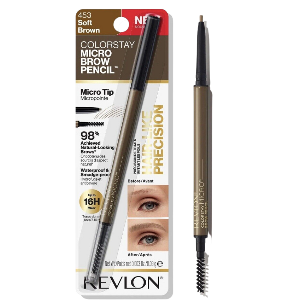 Revlon Micro Brow Pencil 453 Soft Brown