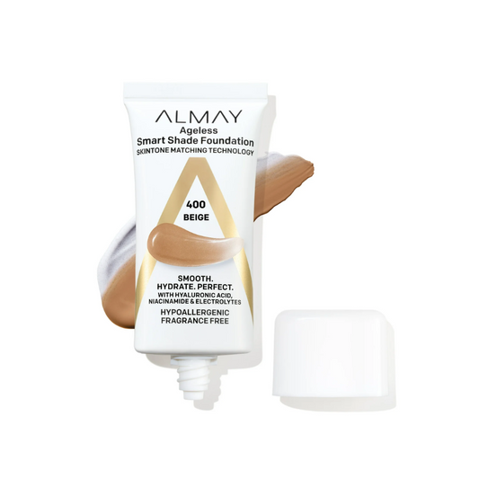 Almay Ageless Smart Shade Foundation with Skintone Matching Technology 400 Beige