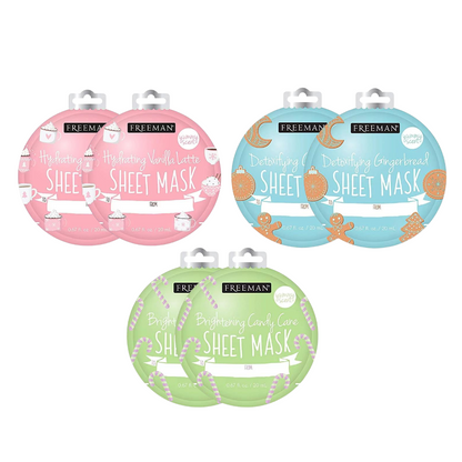 Freeman Sheet Mask for Face 6 Count - Assorted
