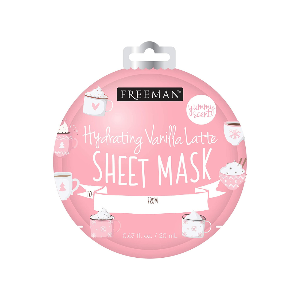 Freeman Sheet Mask for Face 6 Count - Hydrating Vanilla Latte