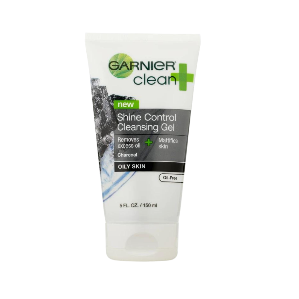 Garnier Clean + Shine Control Cleansing Gel for Oily Skin, 5 Fl Oz