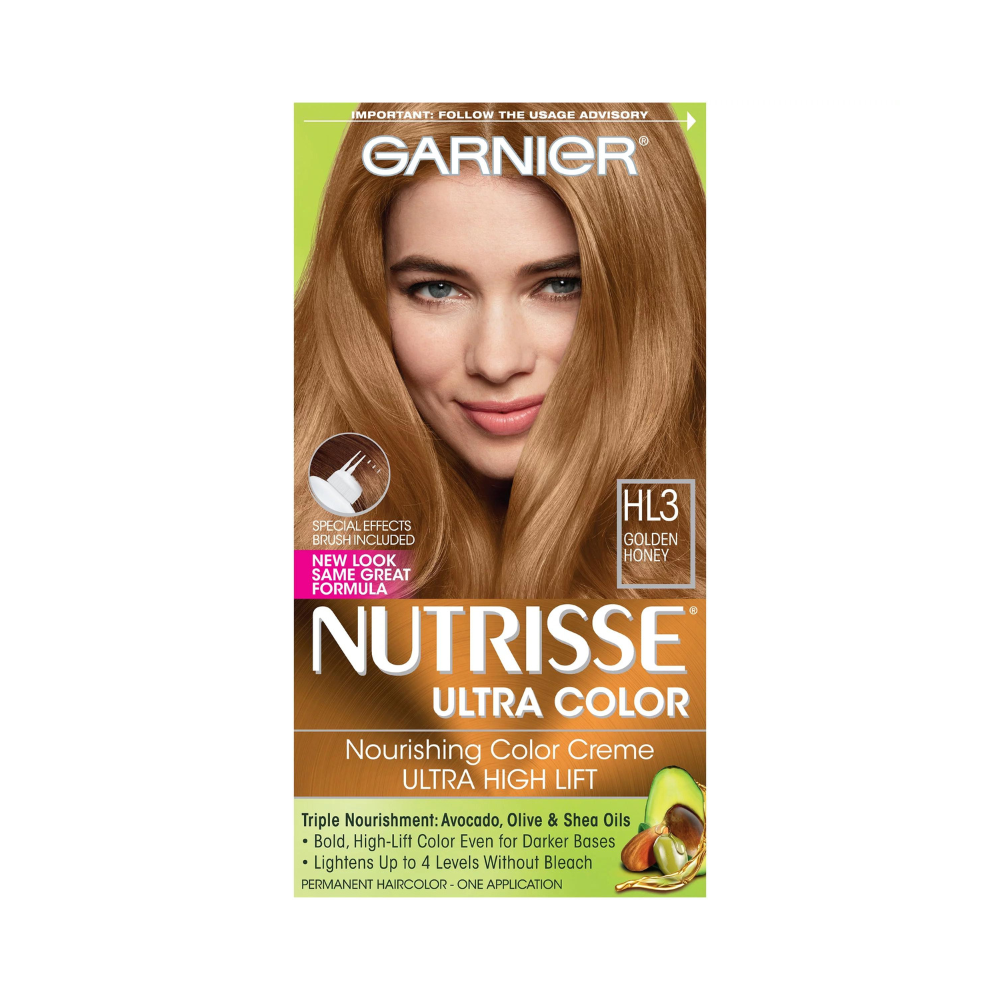 Garnier Nutrisse Ultra Nourishing Creme Hair Color HL3 Golden Honey