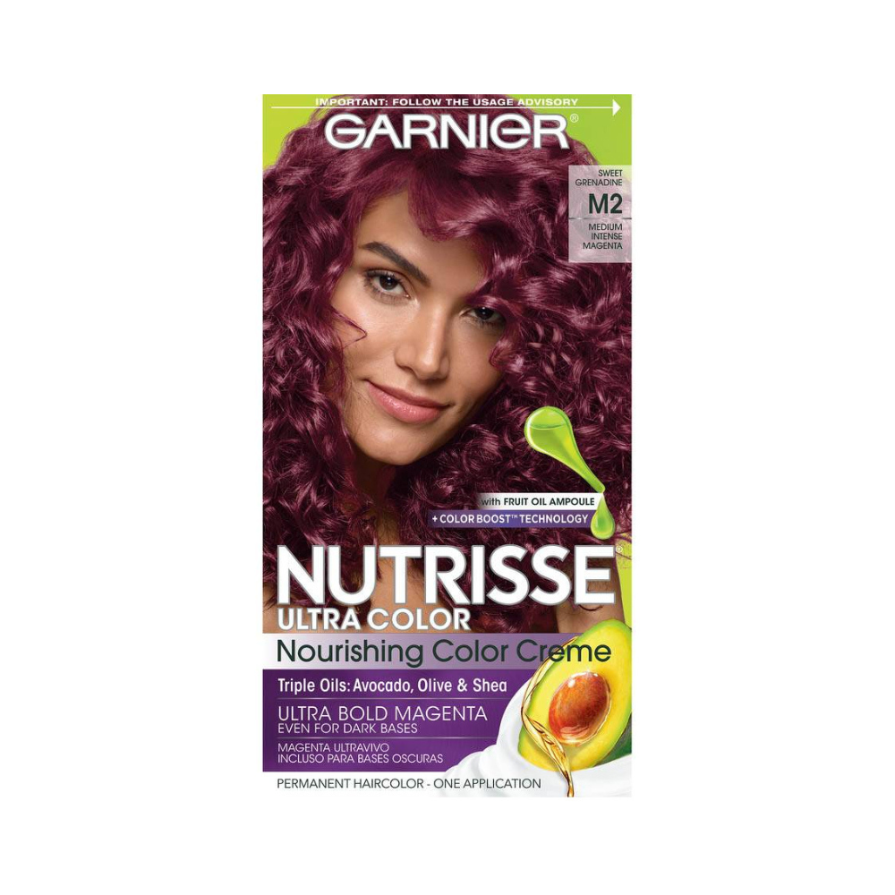 Garnier Nutrisse Ultra Nourishing Creme Hair Color M2 Sweet Grenadine