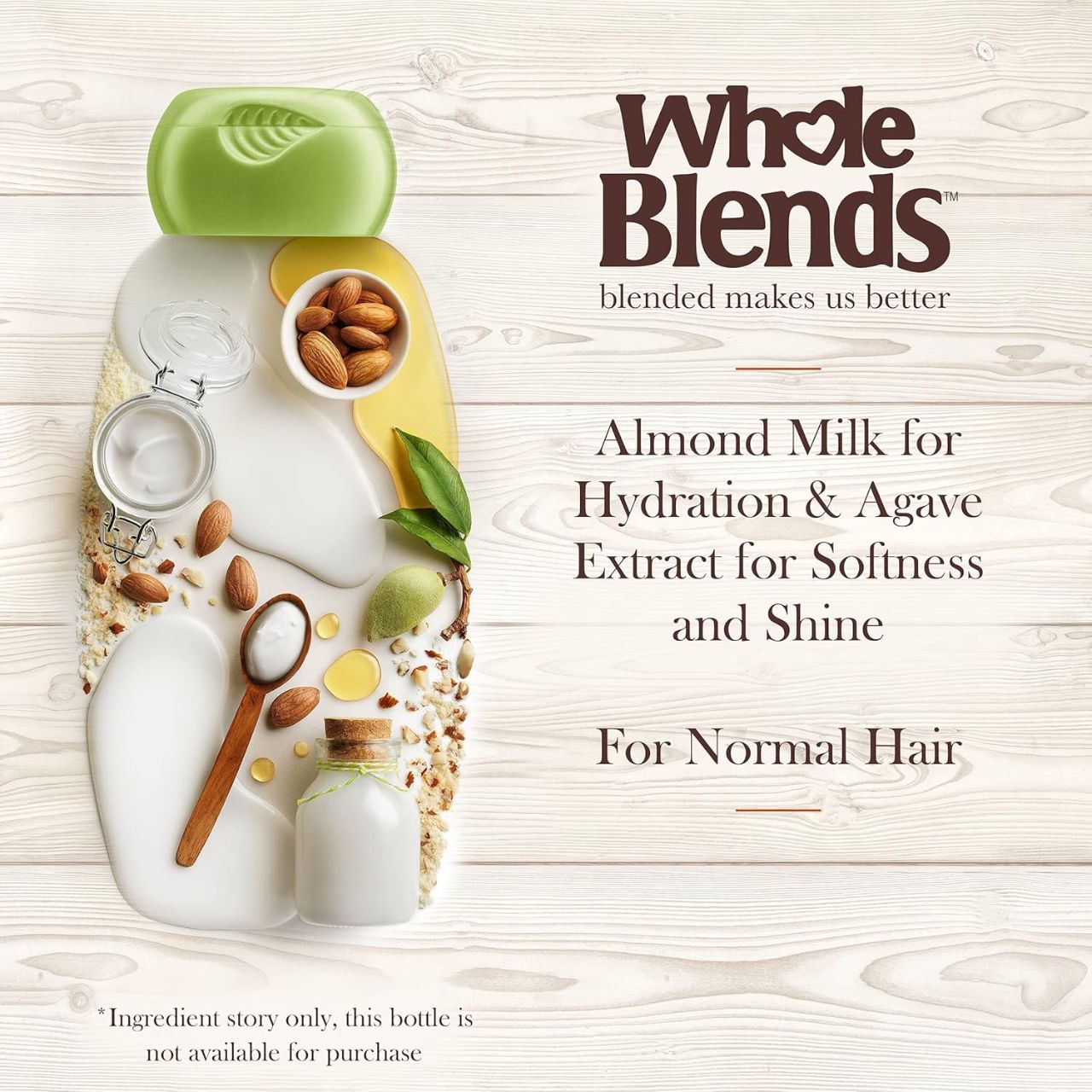 Garnier Whole Blends Weightless Moisture Conditioner with Almond Milk and Agave Extract 12.5 fl. oz.