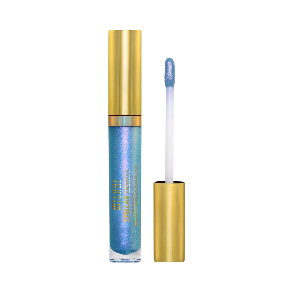 Milani Stellar Lights Holographic Lip Gloss 02 Iridescent Blue