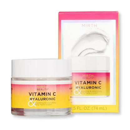 Mirth Beauty Vitamin C & Hyaluronic Face Cream 2.5 oz